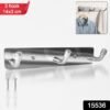 Stainless Steel Wall Mounted Coat Hook Rack – 3 Durable Hooks