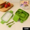 Magic Lunch Box – Leakproof Compartments with Spoon-Fork Set