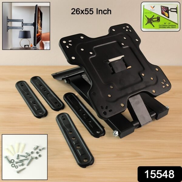 Full Motion TV Wall Mount Bracket – Heavy Duty 26–55 Inch Cantilever
