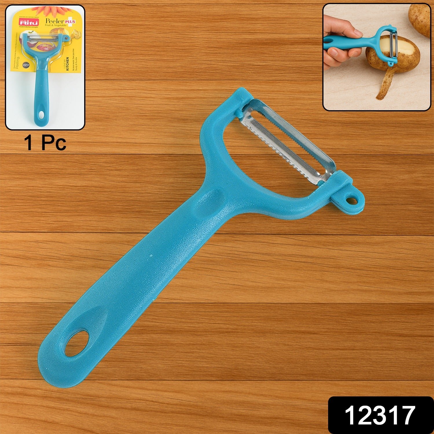 Vegetable Peeler – Serrated Stainless Steel Blade for Kitchen
