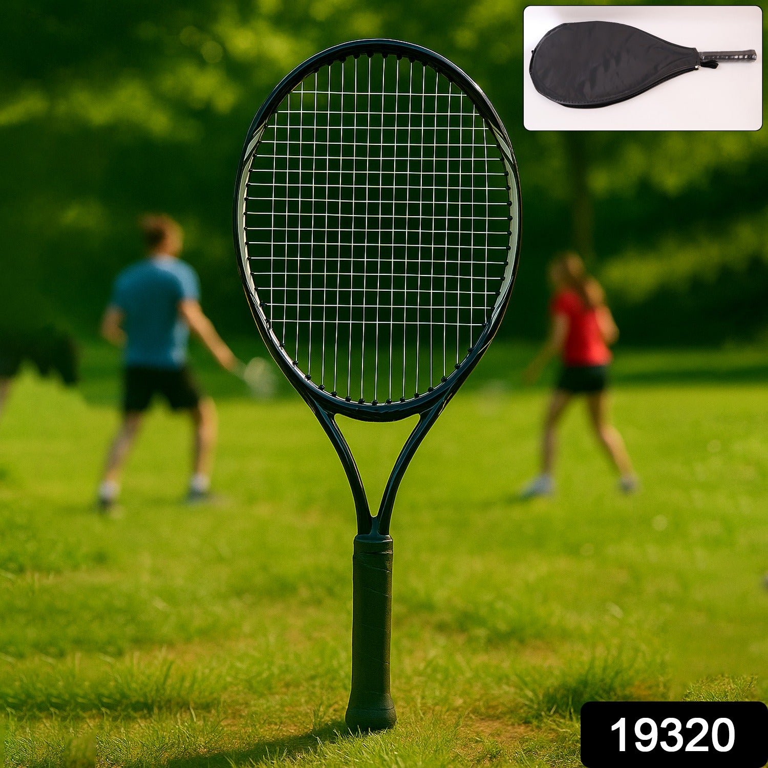 Lightweight Tennis Racket – Durable Aluminium Frame with Full Cover