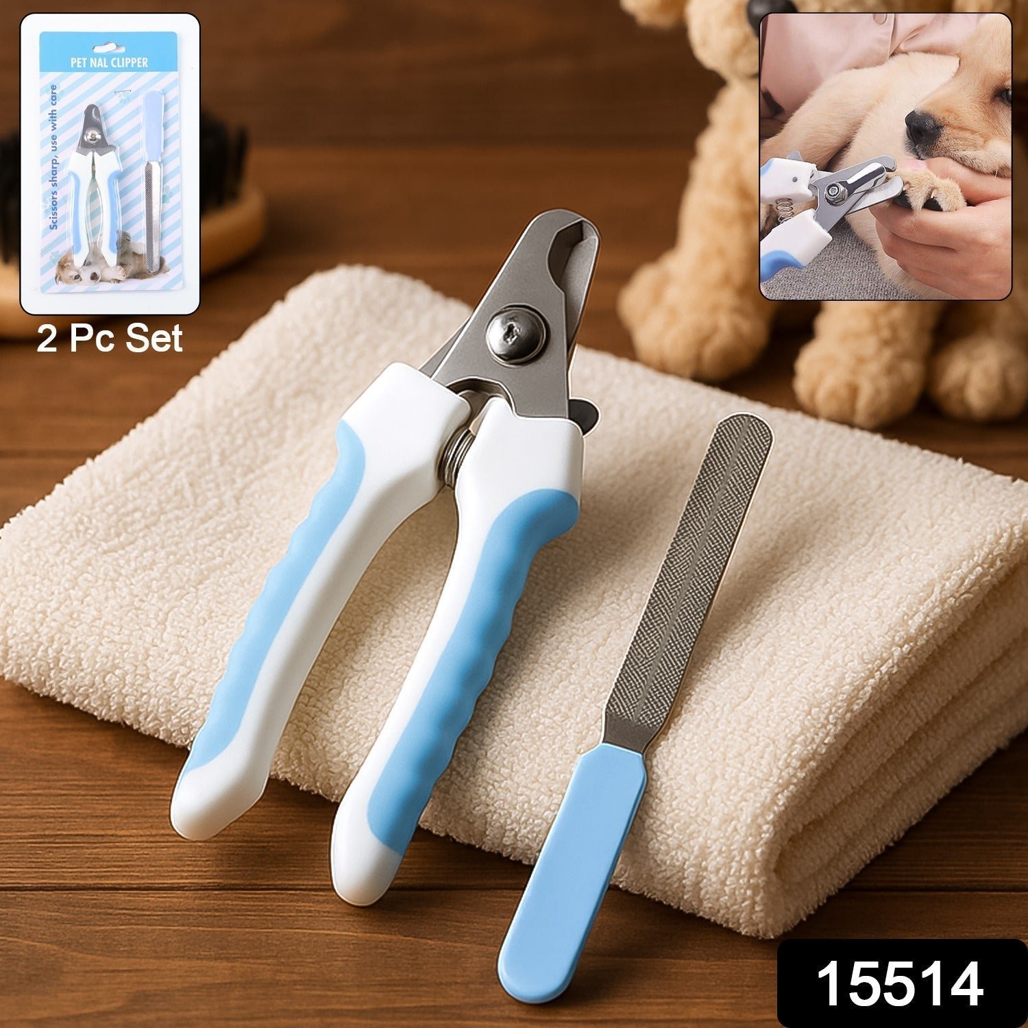 Pet Nail Clipper – Safe & Comfortable Grooming Kit for Dogs & Cats