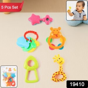 Baby Rattle Toys Set – Safe, Colorful Sensory Play for Infants