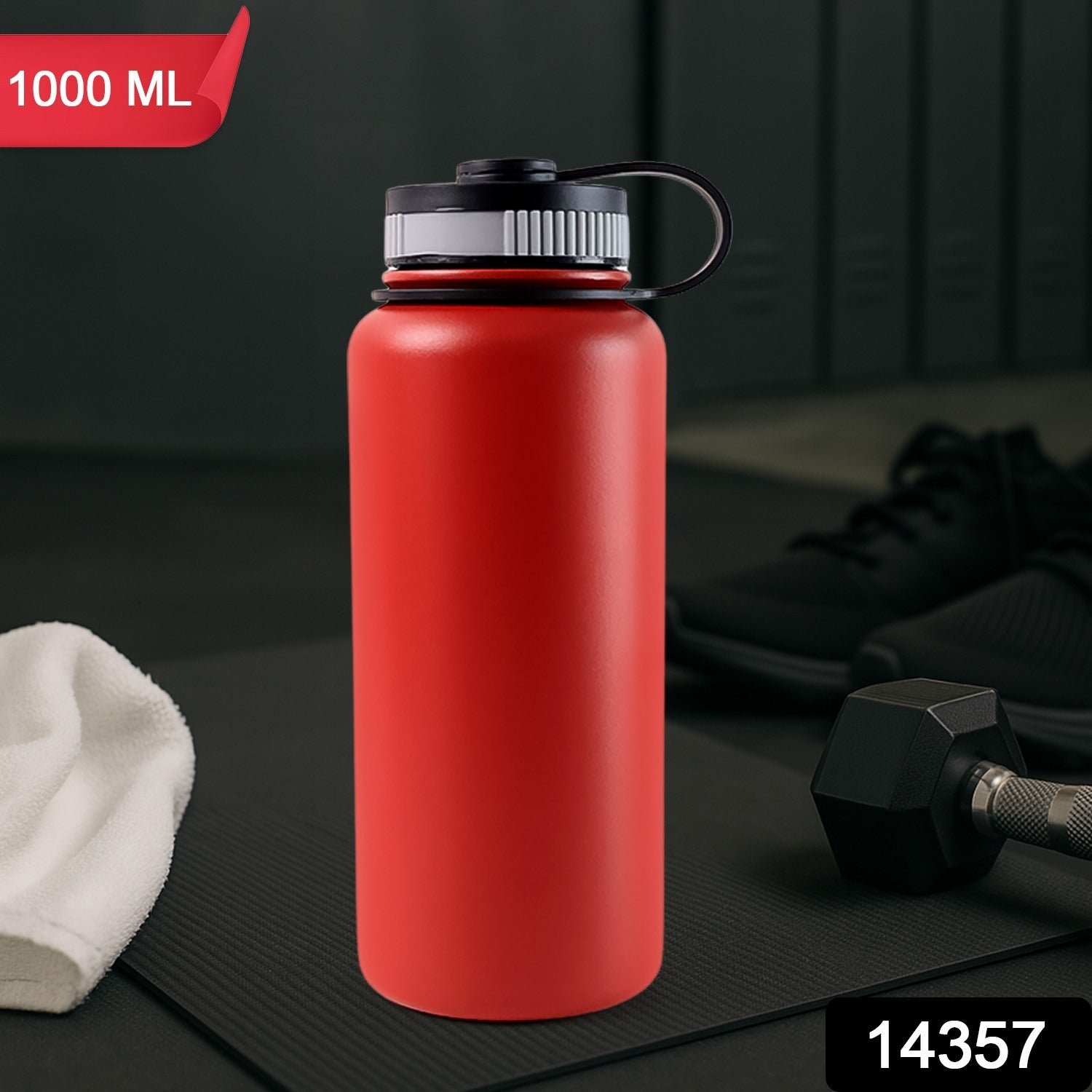 Vacuum Insulated Stainless Steel Water Bottle – 1000ml Durable