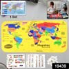 World Map Puzzle – Educational EVA Foam Toy for Kids 5+
