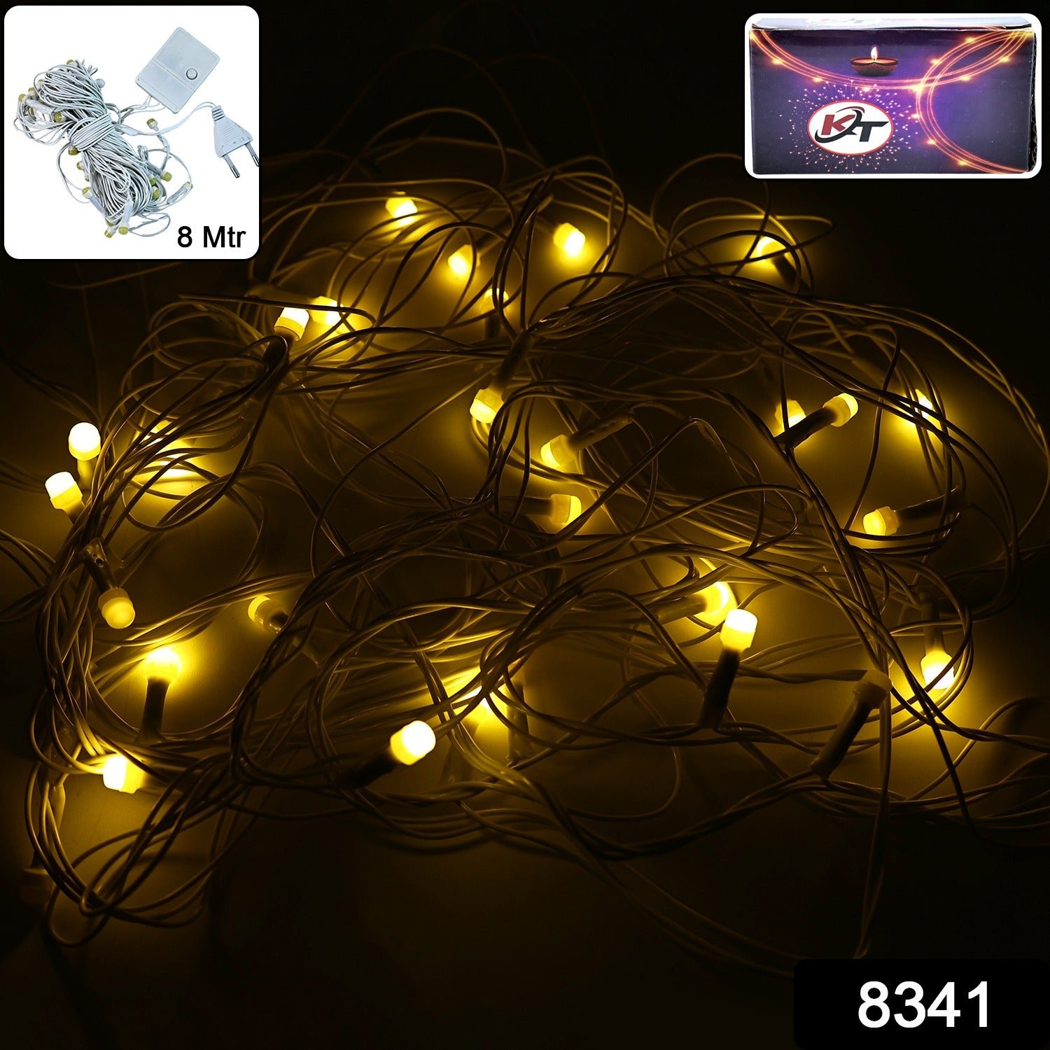 Warm LED String Lights – 8 Meter Decorative Fairy Light