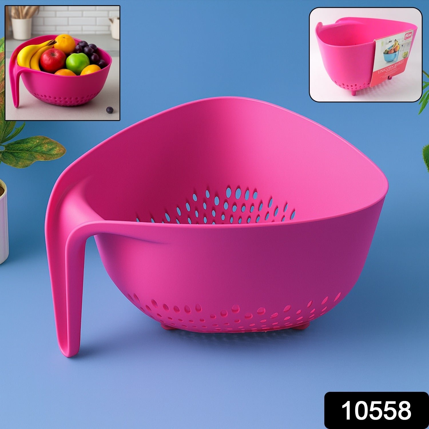 Triangular Kitchen Colander – Ergonomic Handle & Quick Drainage