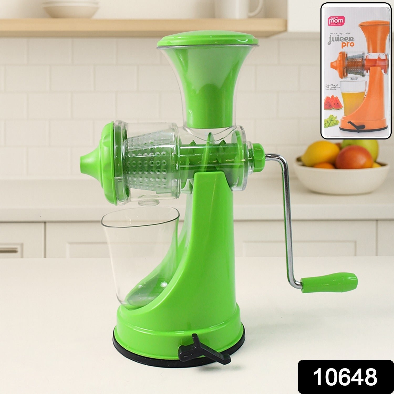 Manual Hand Press Juicer – Durable Cold Press Juice Extractor