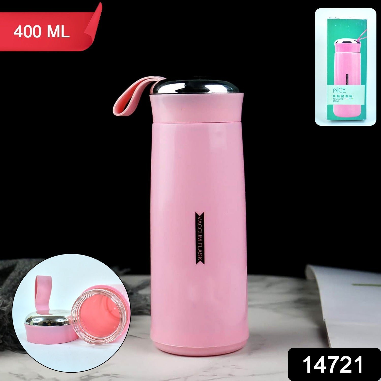 WhatsAppImage2025-09-09at10.35.07AM_2 400ml Pink Glass Water Bottle – Leakproof & BPA-Free