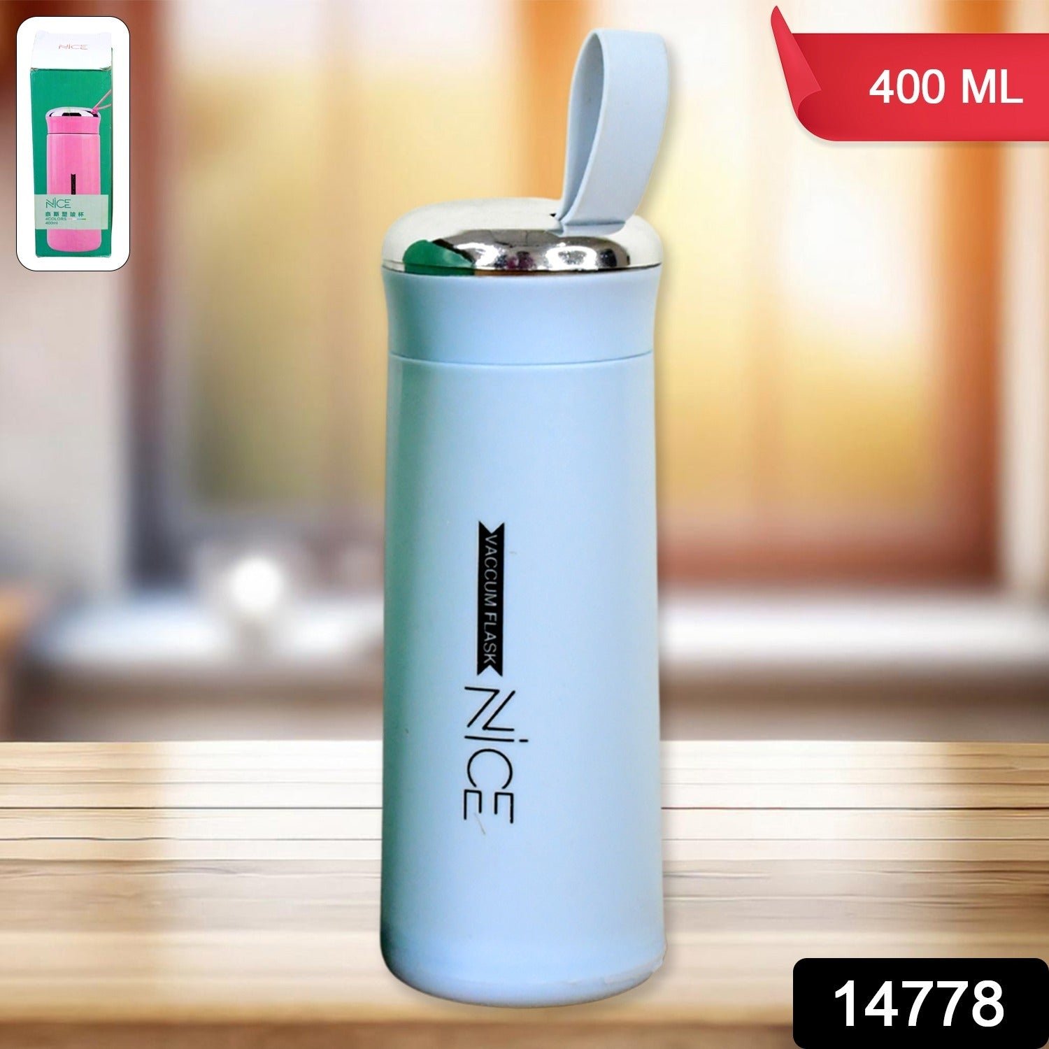 Glass Water Bottle 400ml – Leak Proof & Eco-Friendly Hydration