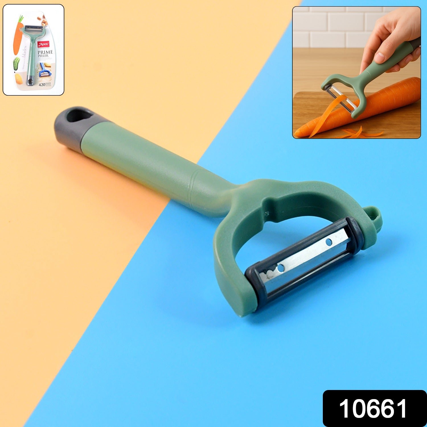 Vegetable Peeler – Premium Ergonomic Stainless Steel Blade