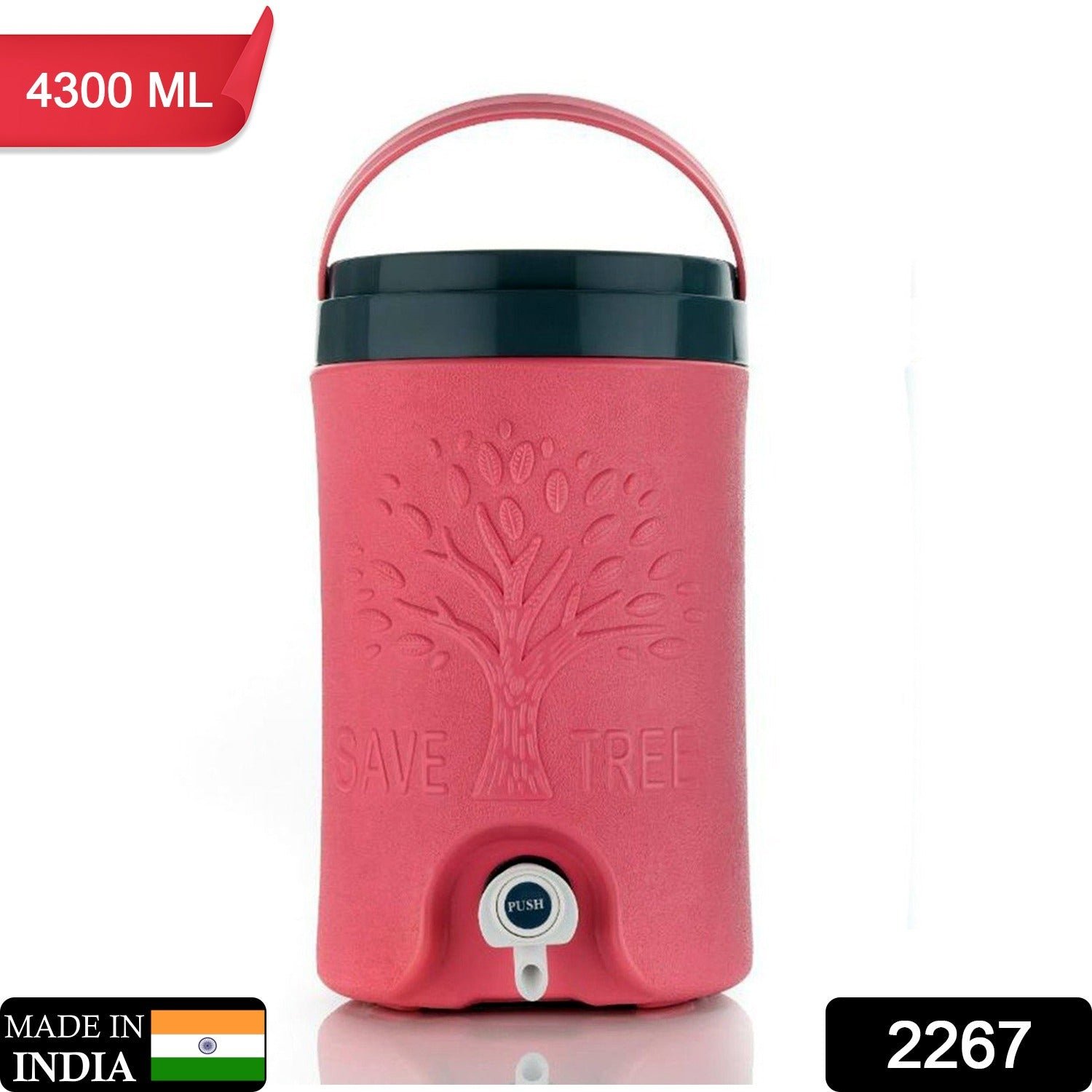 Insulated Water Jug 4300 ML – Sturdy Handle & Tap | nekza