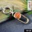 Metal Keychain Carabiner Clip – Durable Key Holder with Dual Rings