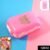 Pink Dual-Sided Pill Organizer – 8-Compartment Portable Case