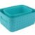 Storage Baskets Set – Food-Grade Plastic, Sky Blue | Organivo