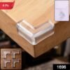 Baby Safety Corner Protector Edge Guard Soft Silicone for Furniture (4 Pc Set)