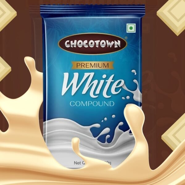 White Compound Chocolate – Premium 500gm Slab | Chocotown