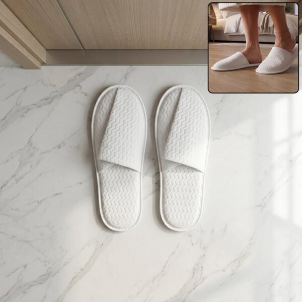 Disposable Hotel Slippers – Hygienic Single-Use Guest Footwear