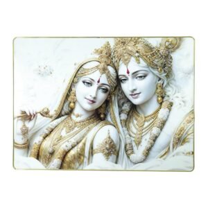 Premium Radha Krishna Wall Art – Elegant Spiritual Home Decor
