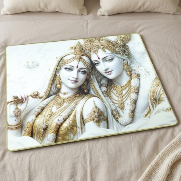 Premium Radha Krishna Wall Art – Elegant Spiritual Home Decor