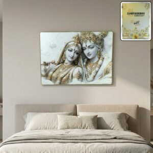 Premium Radha Krishna Wall Art – Elegant Spiritual Home Decor