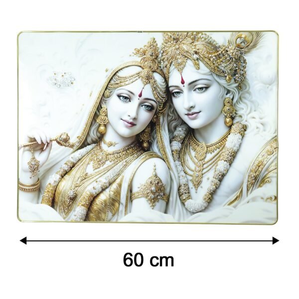 Premium Radha Krishna Wall Art – Elegant Spiritual Home Decor