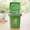 Mini Dustbin Shape Ashtray, Wall-Mounted and Tabletop Ashtray with Flip Lid (1 Pc)