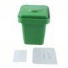 Mini Dustbin Shape Ashtray, Wall-Mounted and Tabletop Ashtray with Flip Lid (1 Pc)