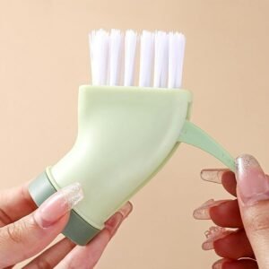 Connectable Cleaning Brush – Built-In Scraper for Narrow Spaces