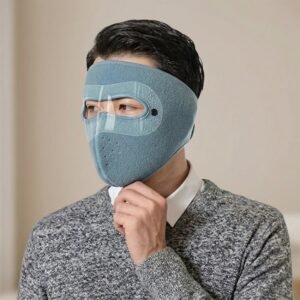 Reusable Anti Fog Face Mask – Big Size with Eye Shield for Safety