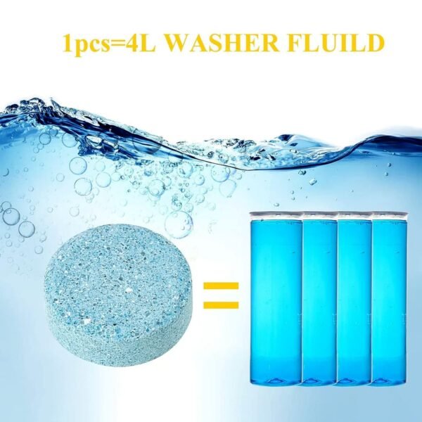 Car Wiper Detergent Tablets – Pack of 10 for Clear Windshield