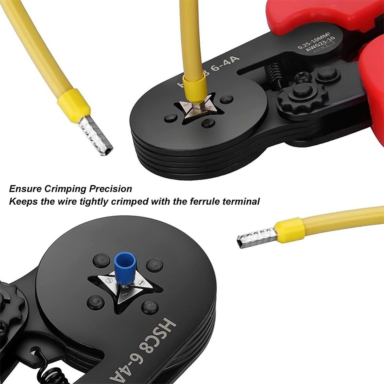 Ferrule Crimping Tool Kit – 1200 Pieces with Ratcheting Plier