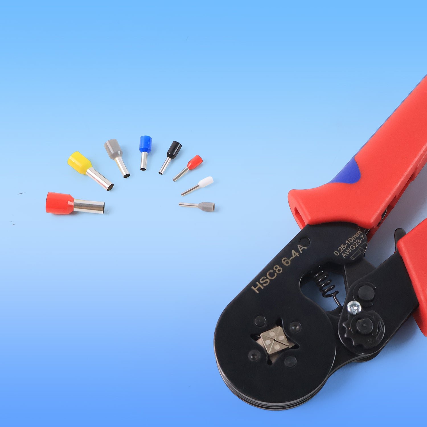 Ferrule Crimping Tool Kit – 1200 Pieces with Ratcheting Plier