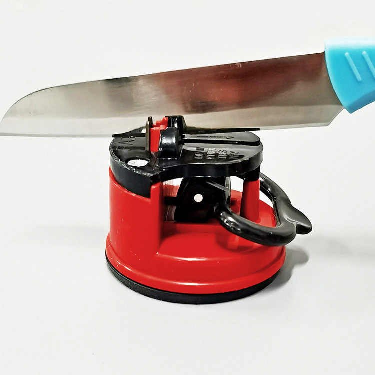 Manual Kitchen Knife Sharpener – 3-Stage Easy-Grip | Quickslice