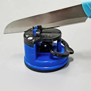 Manual Kitchen Knife Sharpener – 3-Stage Easy-Grip | Quickslice