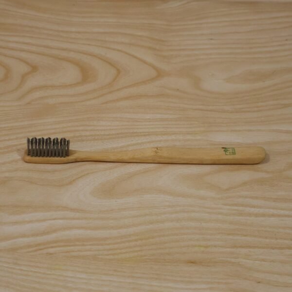Soft Bamboo Toothbrush, Biodegradable Wooden Toothbrush with Soft Bristles (1 Pc)