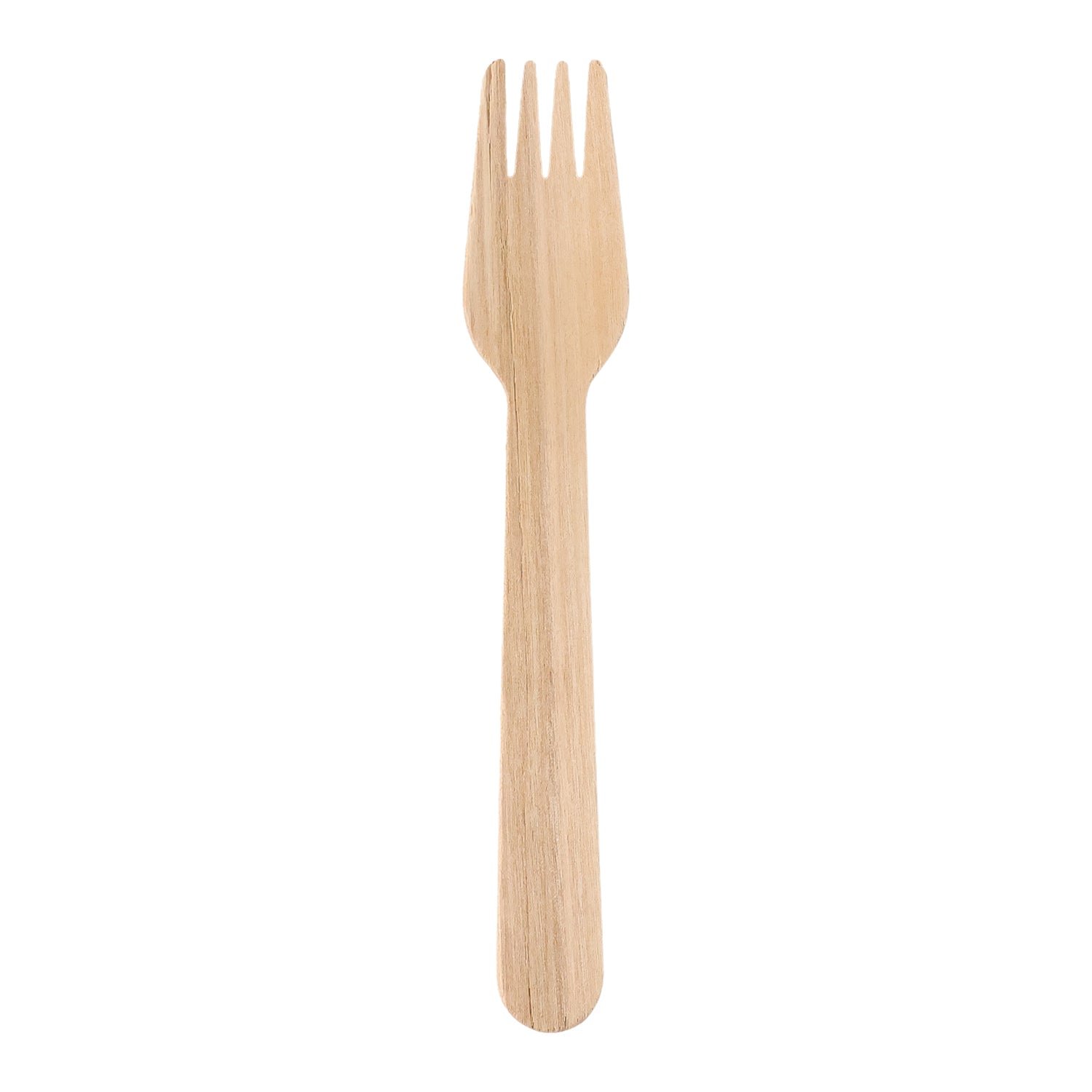 Wooden Fork 160mm – Eco-Friendly Disposable Birchwood Cutlery