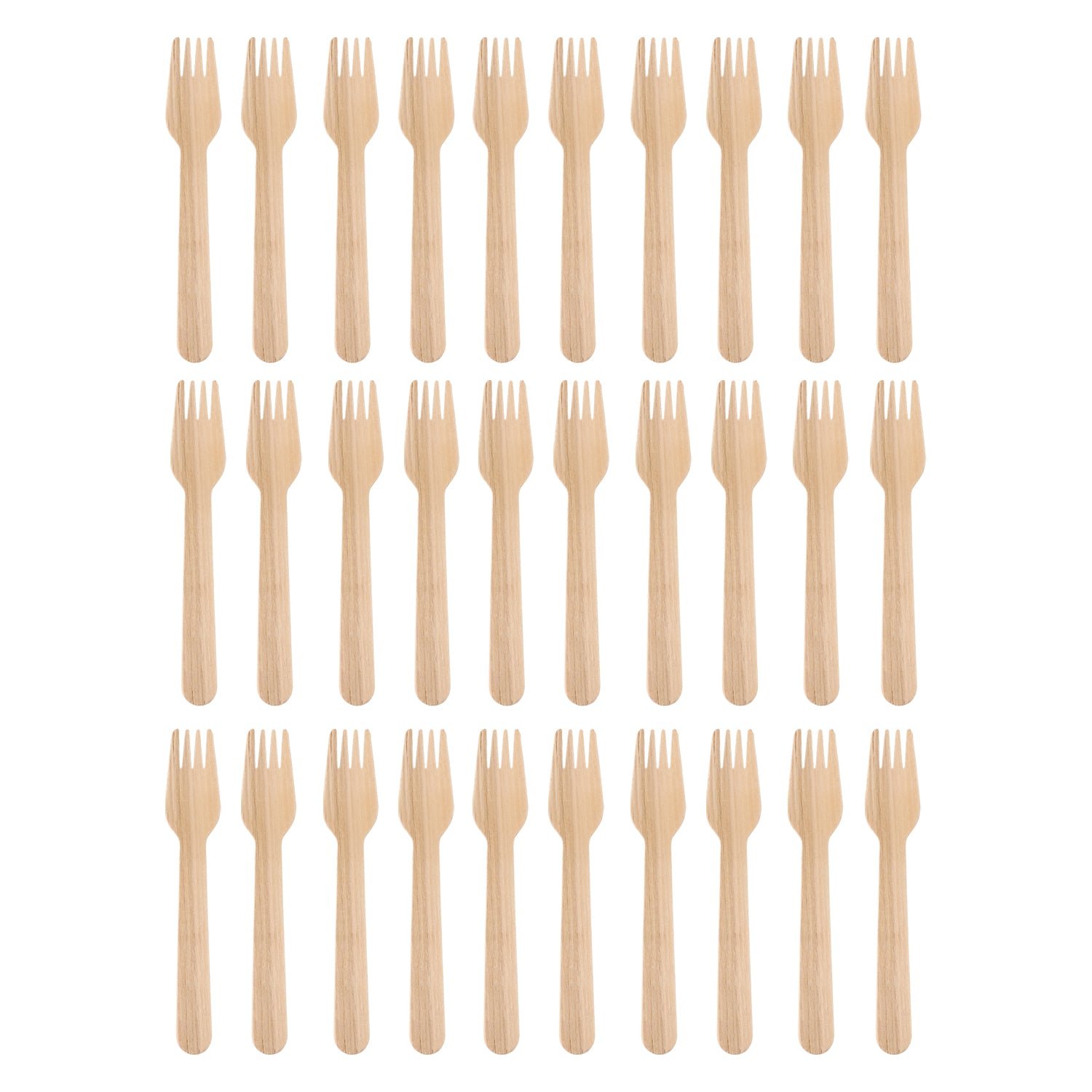 Wooden Fork 160mm – Eco-Friendly Disposable Birchwood Cutlery