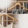 Premium Wooden Cloth Hanger Garment Coat Hanger with Bar for Wardrobe (1 Pc)
