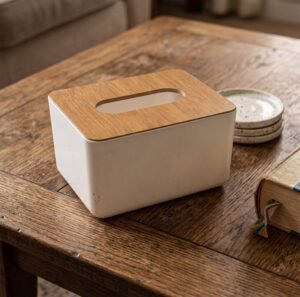 Bamboo Tissue Box – Eco-Friendly Paper Dispenser | Papezo