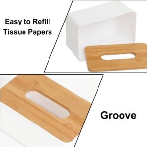 Bamboo Tissue Box – Eco-Friendly Paper Dispenser | Papezo