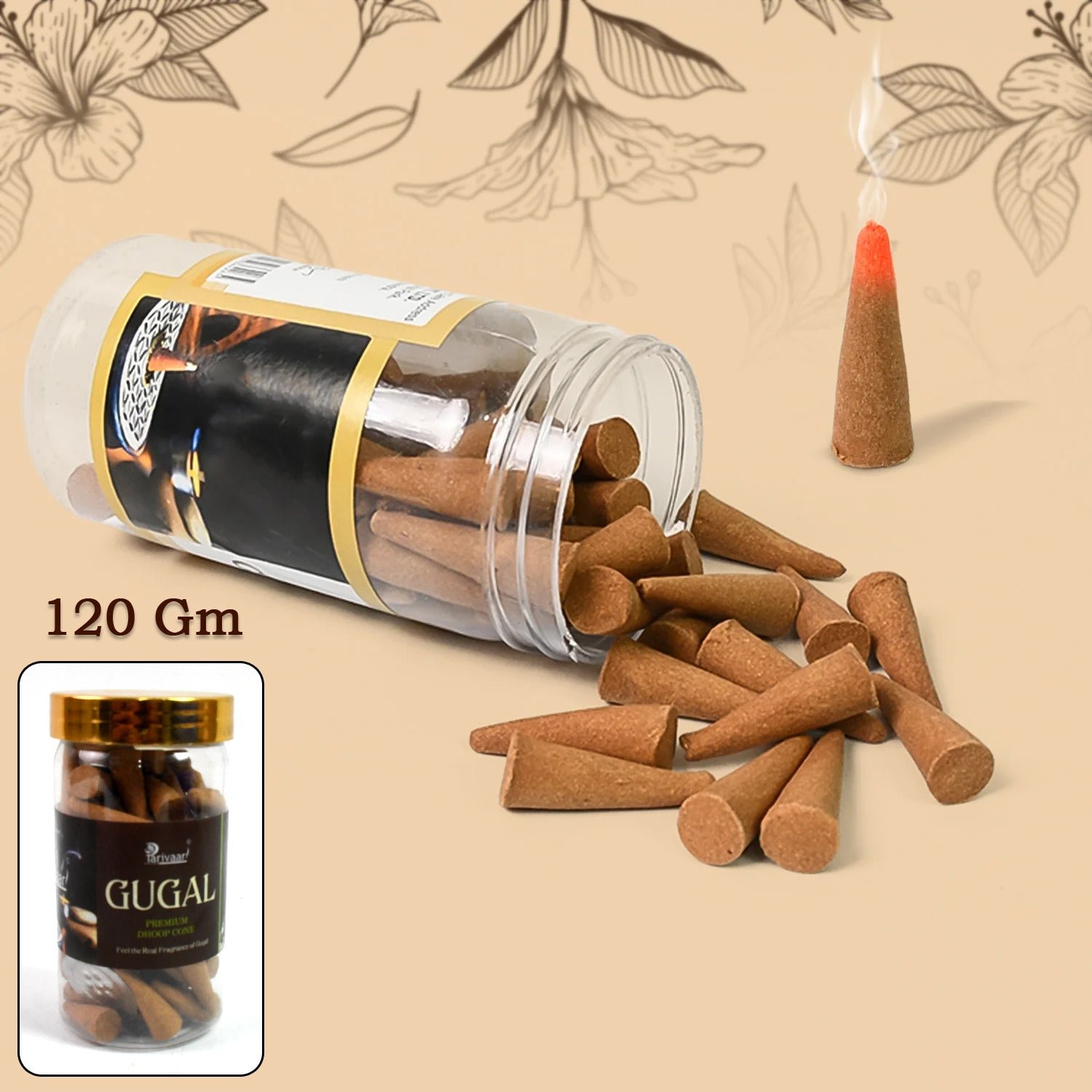 Dhoop Cones Mix Flavour – Premium Charcoal-Free | Indo Glow
