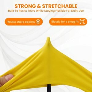 YellowGloves01L-02 Waterproof Rubber Gloves – Durable & Reusable for Household Tasks