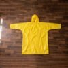 Reusable Waterproof Raincoat – Hooded Long Yellow Rain Poncho
