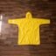 Reusable Waterproof Raincoat – Hooded Long Yellow Rain Poncho