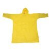 Reusable Waterproof Raincoat – Hooded Long Yellow Rain Poncho
