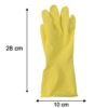 Waterproof Rubber Cleaning Gloves – Durable & Reusable for Household Tasks
