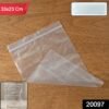 Plastic Zip Lock Bag – Reusable 33x23 cm for Secure Storage