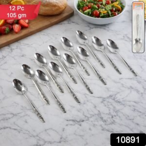 Stainless Steel Table Spoons Set – Elegant 12-Piece Dining Set