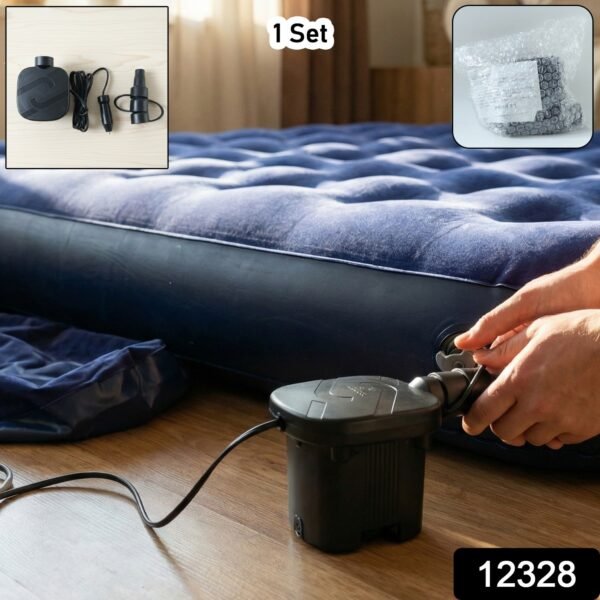 Portable Electric Air Pump – Compact Inflator with Car Adapter